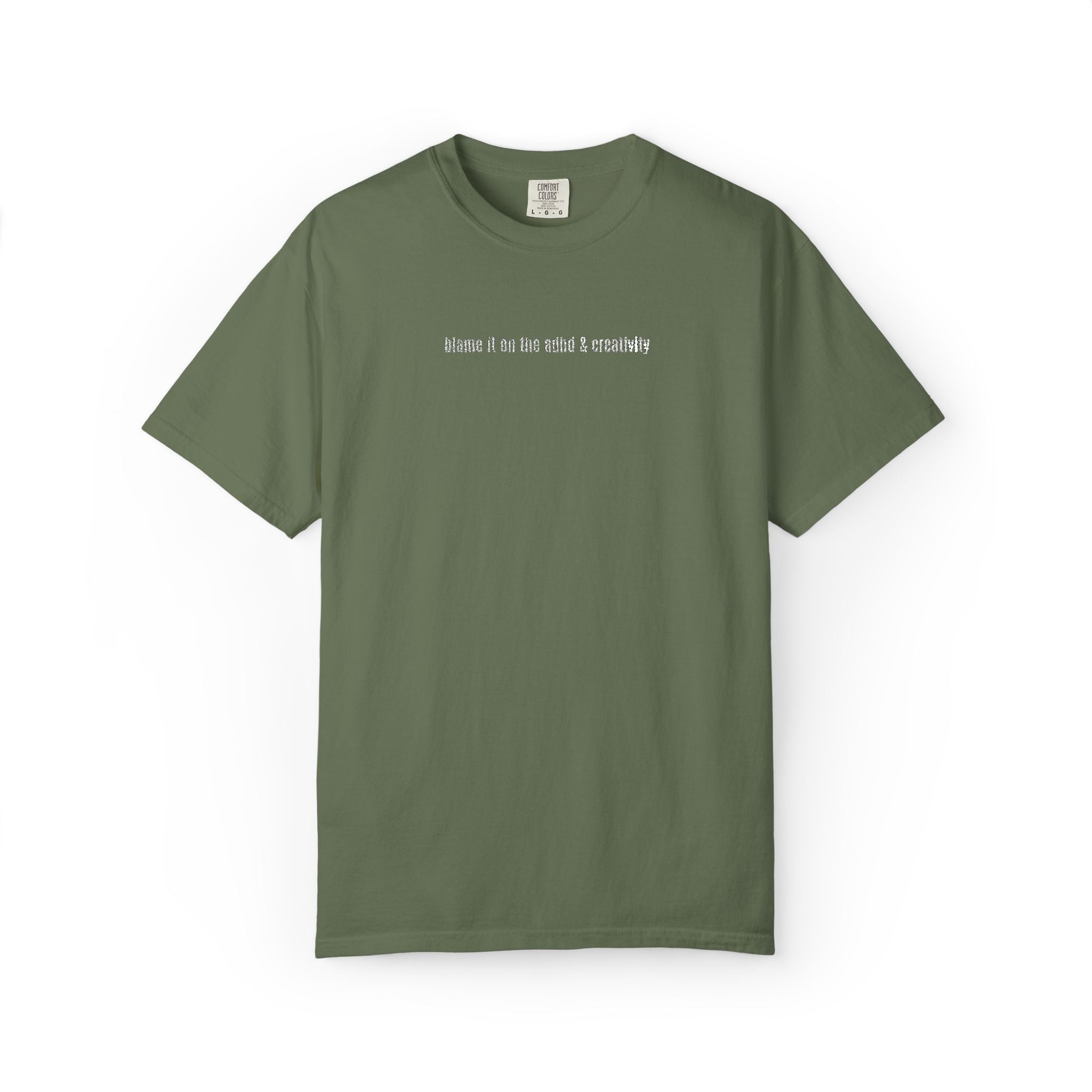 Blame it on the ADHD & Creativity Embroidered Comfort Tee